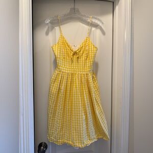 Endless Rose Yellow Gingham Dress